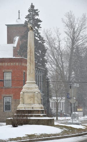 This monument, located in the first block of Main Street West in Girard, honors the area's Civil War dead and is an iconic piece of the borough's history.