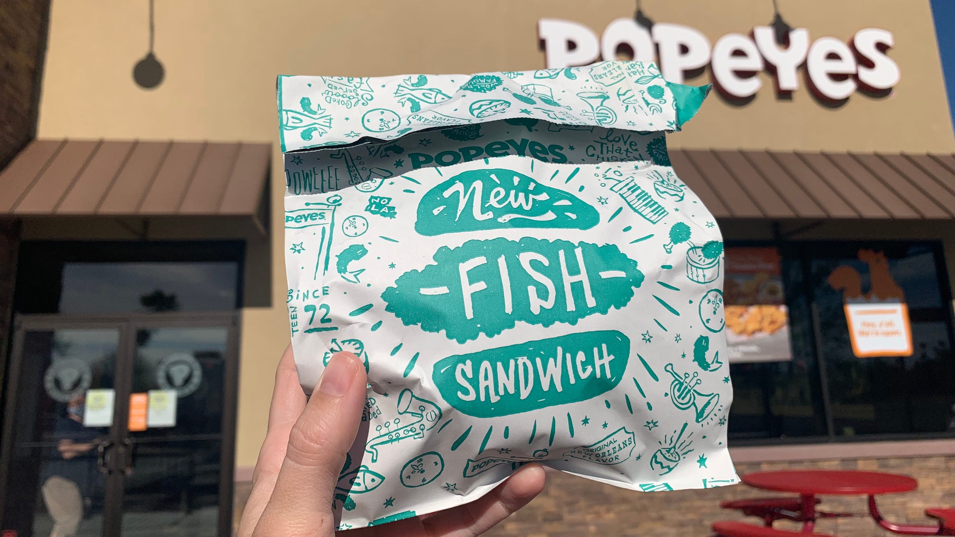 Popeyes fish sandwich review We tried the new Cajun flounder sandwich