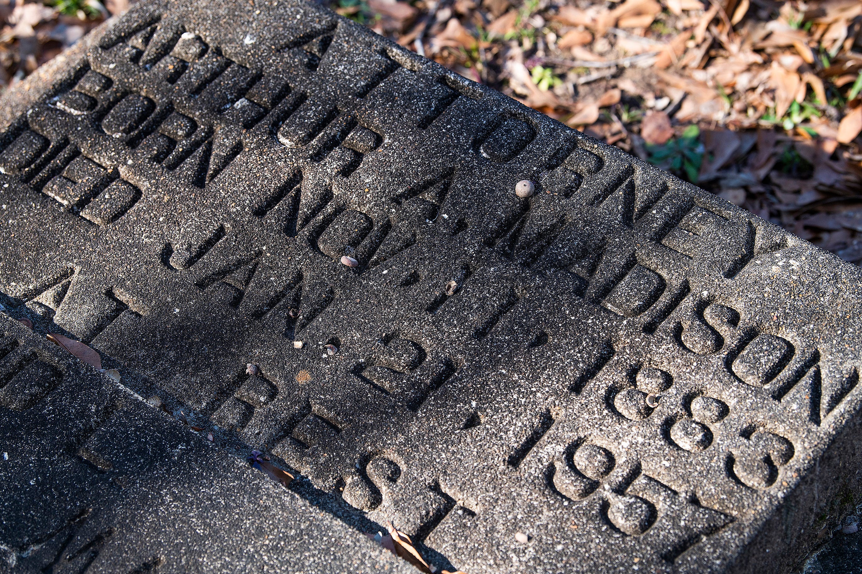 The gravesite of Arthur Madison in the Madison Park Memorial Cemetery in Montgomery, Ala., as seen on Wednesday morning February 17, 2021.