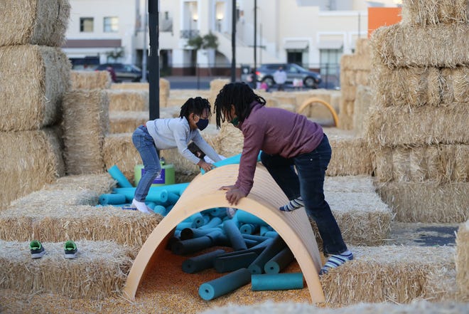 The Children's Museum of Phoenix opened its parking lot and more for a 20,000 square foot outdoor playground called Adventure Play.
