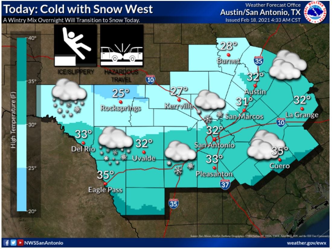 Live Austin Tx Weather Updates Latest Winter Forecast On Snow Freeze Rain