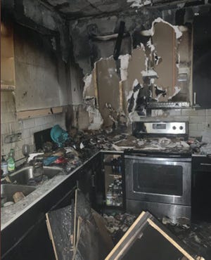 Austin firefighters responded to a structure fire caused by an oven in East Austin, they said on Thursday, Feb. 18, 2021. [AUSTIN FIRE DEPARTMENT]