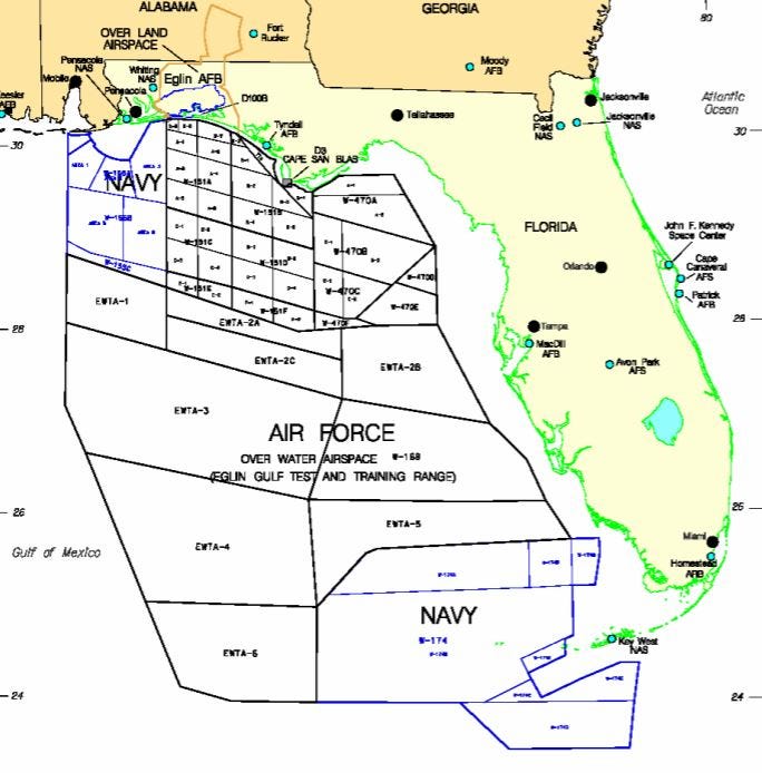 Florida's Gulf Test Range noted in Rand study of Air Force ranges