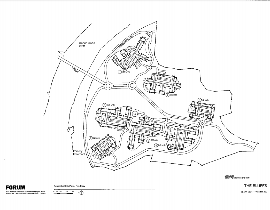 Bluffs developer favors height; Woodfin will consider it March 1