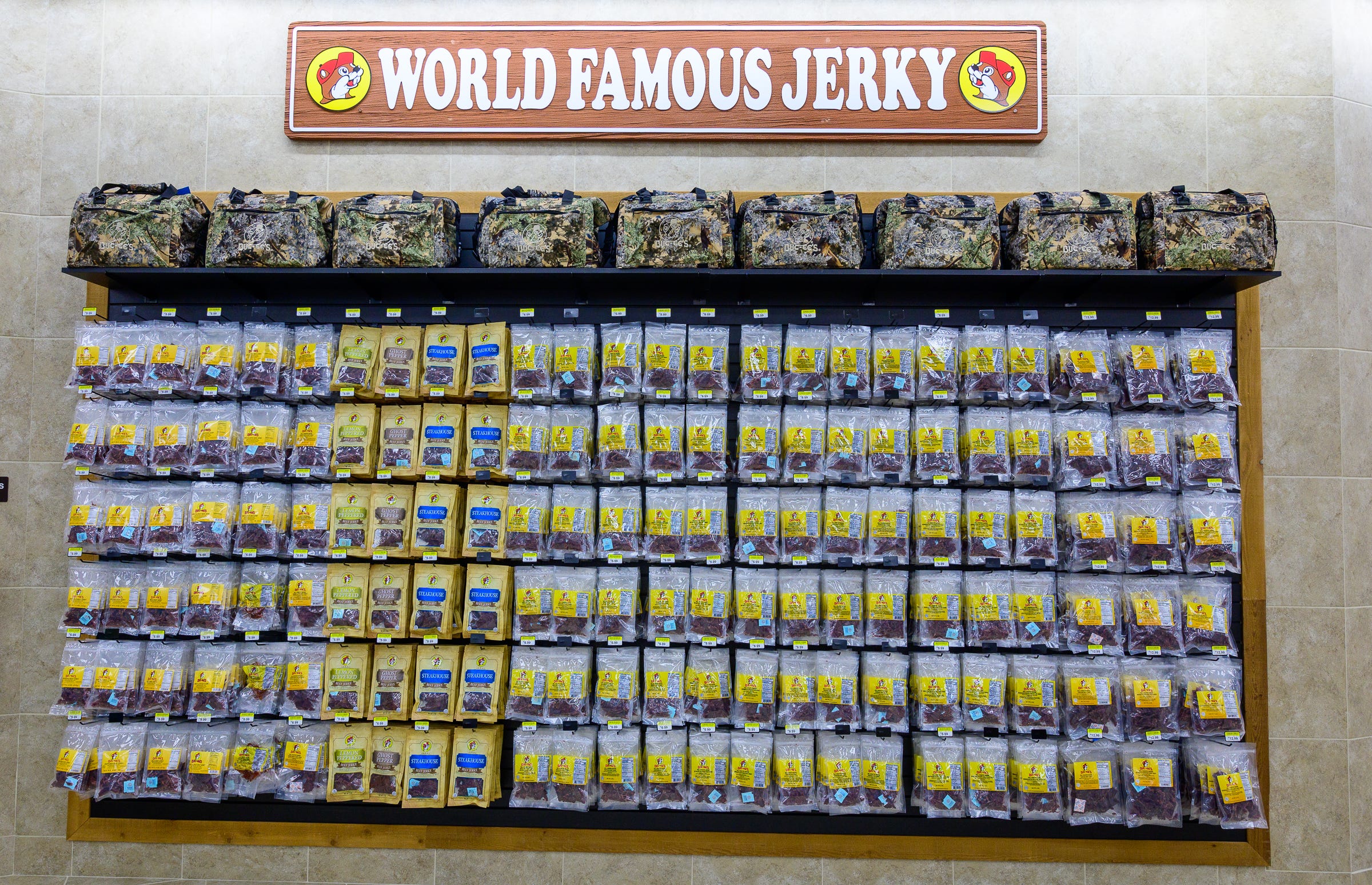 Bucee's in St. Augustine A look at the store's Wall of Jerky