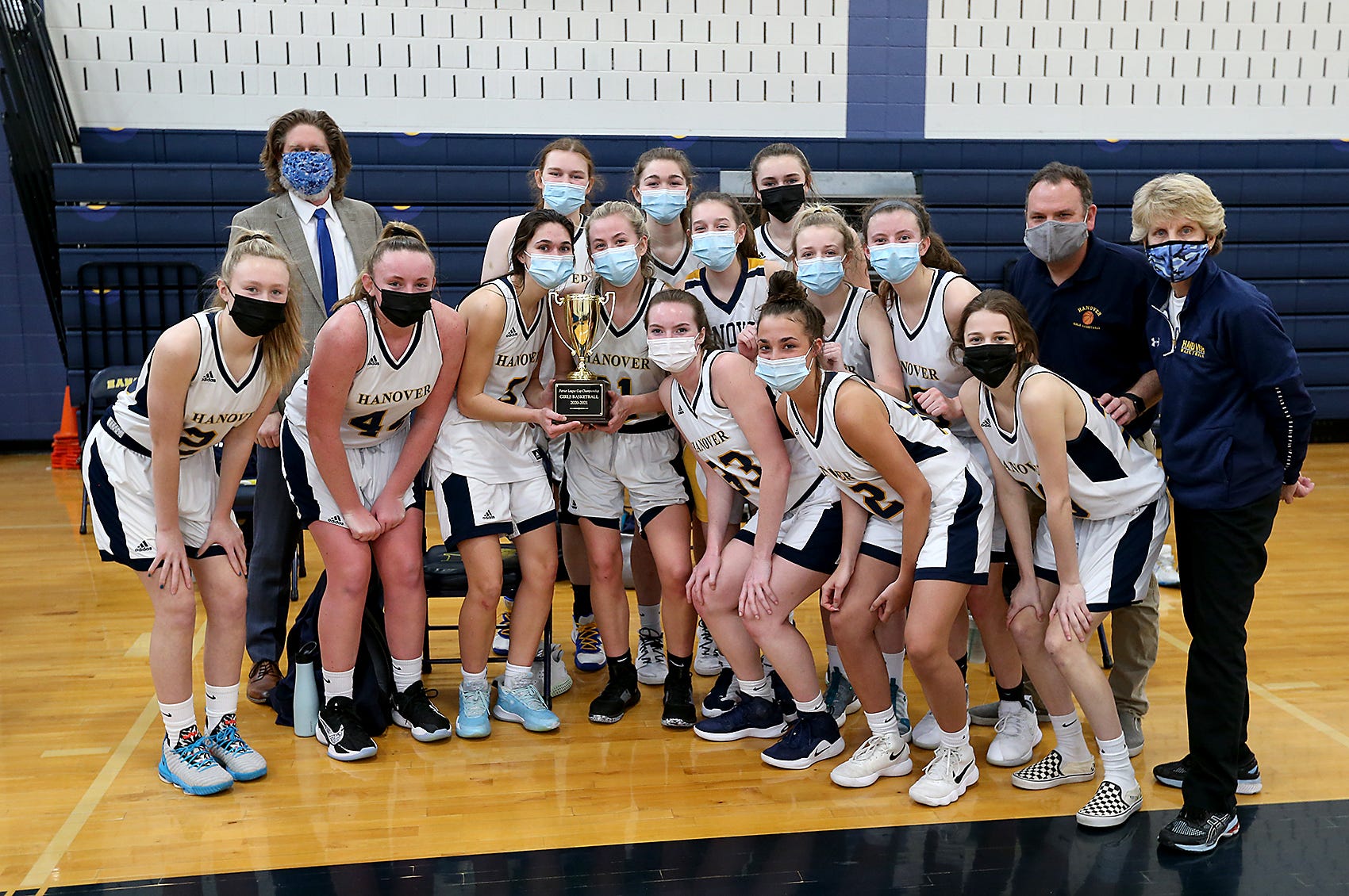 Hanover girls basketball defeat WH in Patriot Cup final