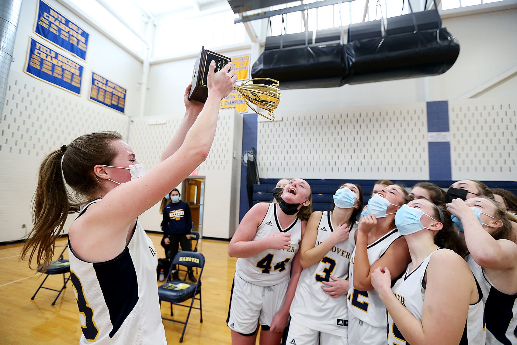 Hanover girls basketball defeat W-H in Patriot Cup final