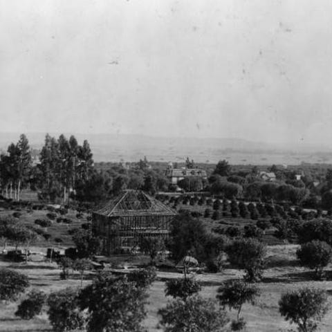A panoramic view of Cahuenga Valley, just west of 