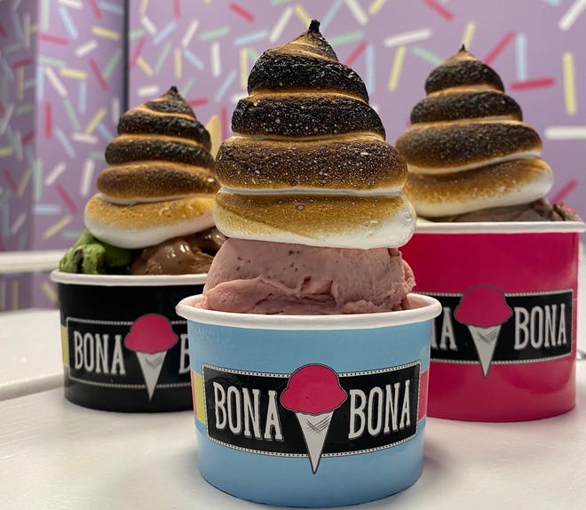 Funky offerings at Bona Bona, an ice cream shop coming to the Delray Beach Market this spring.
