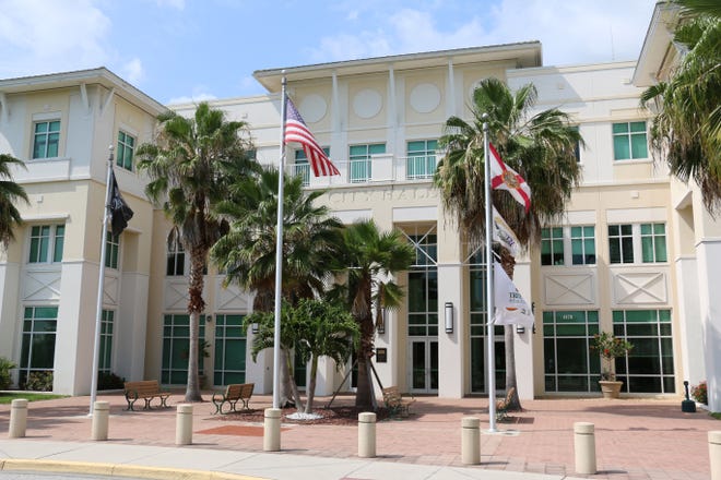 Early voting begins March 1 and runs through March 6 for the special election for North Port City Commission District 1 and the Holiday Park Park and Recreation District. Pictured here, North Port City Hall.