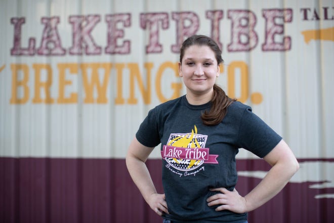 Lake Tribe Brewing Taproom Manager Emmalee Warchol