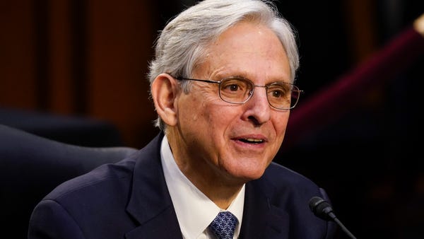 Attorney General nominee Merrick Garland at his co