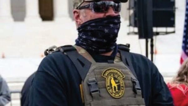 Kelly Meggs, according to the FBI, is the leader o