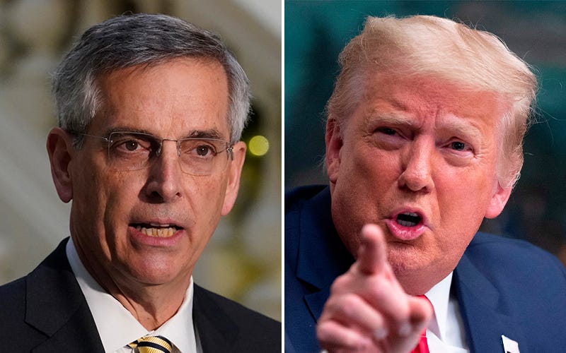 Georgia Secretary of State Brad Raffensperger resisted pressure from Donald Trump, telling the president his claims of election fraud were false.