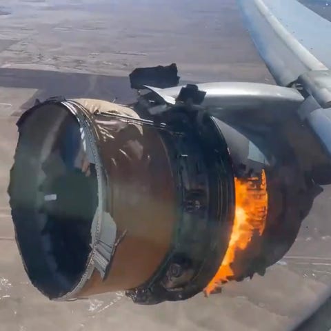In this image taken from video, the engine of Unit