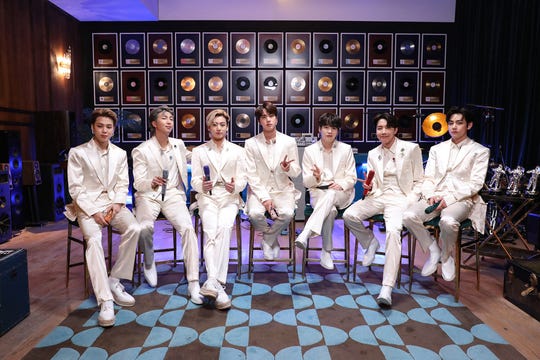 BTS on 'MTV Unplugged', where the K-pop group performed hit song 'Dynamite' and others from latest album, "Be".