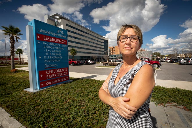 Lakeland resident Carrie Monk has reached a settlement for her allegations that OB-GYN doctors working at the hospital used the 'wrong stitches' when performing a total laparoscopy hysterectomy.