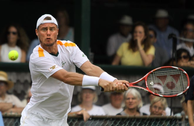 Published Caption:  Australian Lleyton Hewitt, who won the Hall of Fame Open in Newport in 2014, is on Class of 2021 ballot for the International Tennis Hall of Fame. [PROVIDENCE JOURNAL FILE PHOTO] Original Caption:  Wednesday July 10, 2013 Newport, RI The Providence Journal/Bob Breidenbach Lleyton Hewitt (AUS) returns a volley during his match with Prakash Amritraj (IND) today. Hewitt won the match. Focus for today will be on John Isner match vs. Adrian Mannarino, the third match scheduled for the stadium court. May also include mention of Lleyton Hewitt vs. Prakash Amritraj.  The Providence Journal/Bob Breidenbach