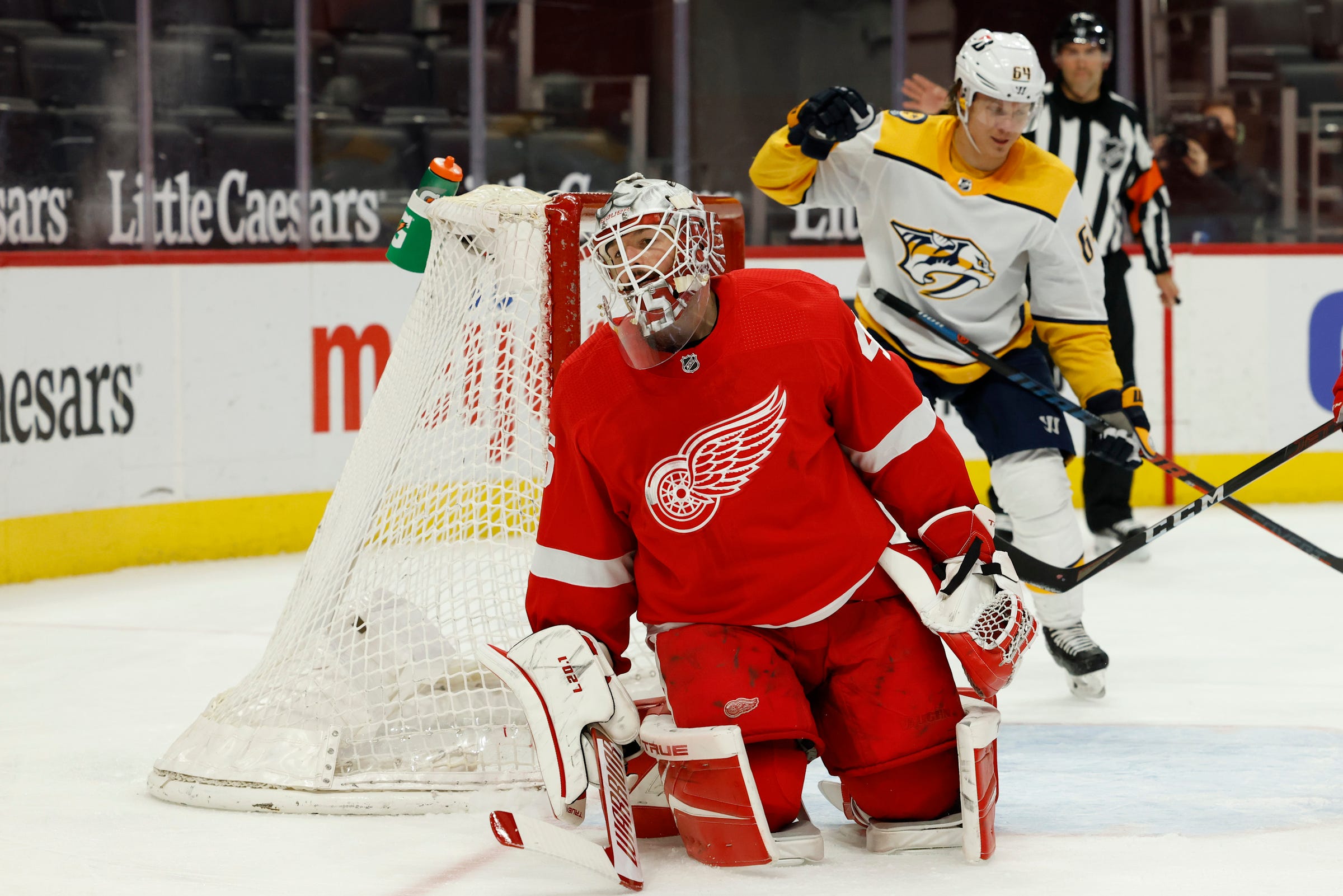 Detroit Red Wings can't find offense again in 20 loss to Predators