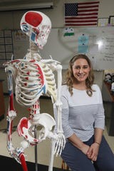 Miranda Ketcham teaches science at West Muskingum High School.  She has been able to keep the hands-on activities she knows students love safe during the pandemic.