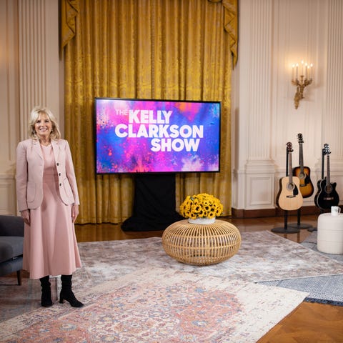 First lady Jill Biden sat down with Kelly Clarkson