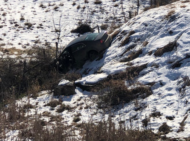 A vehicle driven by Lowell resident Rebecca Sergent crashed in Caldwell following a high-speed pursuit on Interstate 77 through portions of Washington and Noble counties.