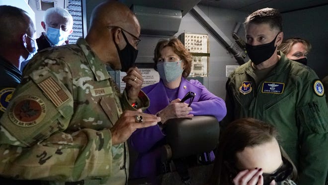 Sen Shaheen Takes Flight With Pease 157th Air Refueling Wing Sen Shaheen Takes Flight With Pease 157th Air Refueling Wing