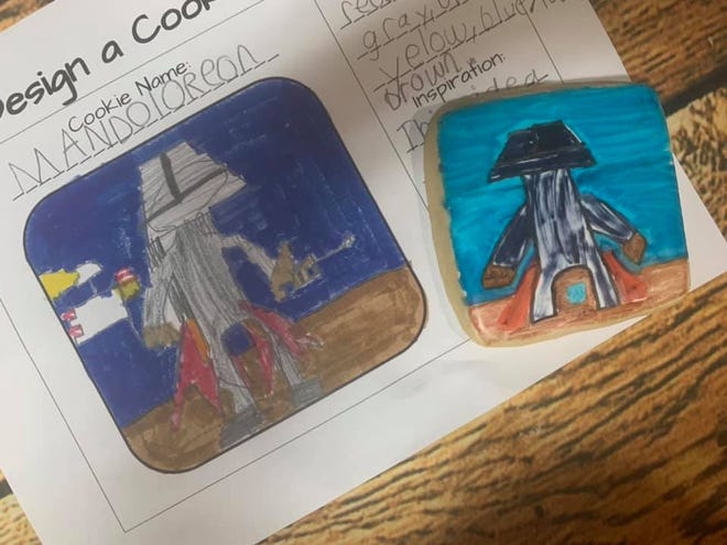 Second-graders at Episcopal School of Acadiana in Lafayette were tasked with designing cookies and persuading a bakery to make them with an essay. Cookie Mama, a home bakery in Youngsville, brought their designs to life as a surprise treat for the students.