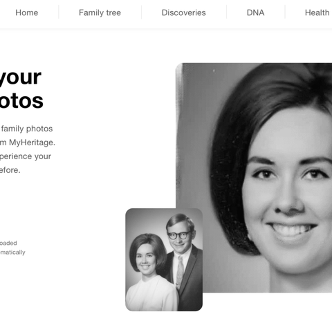 The genealogy platform MyHeritage released a featu