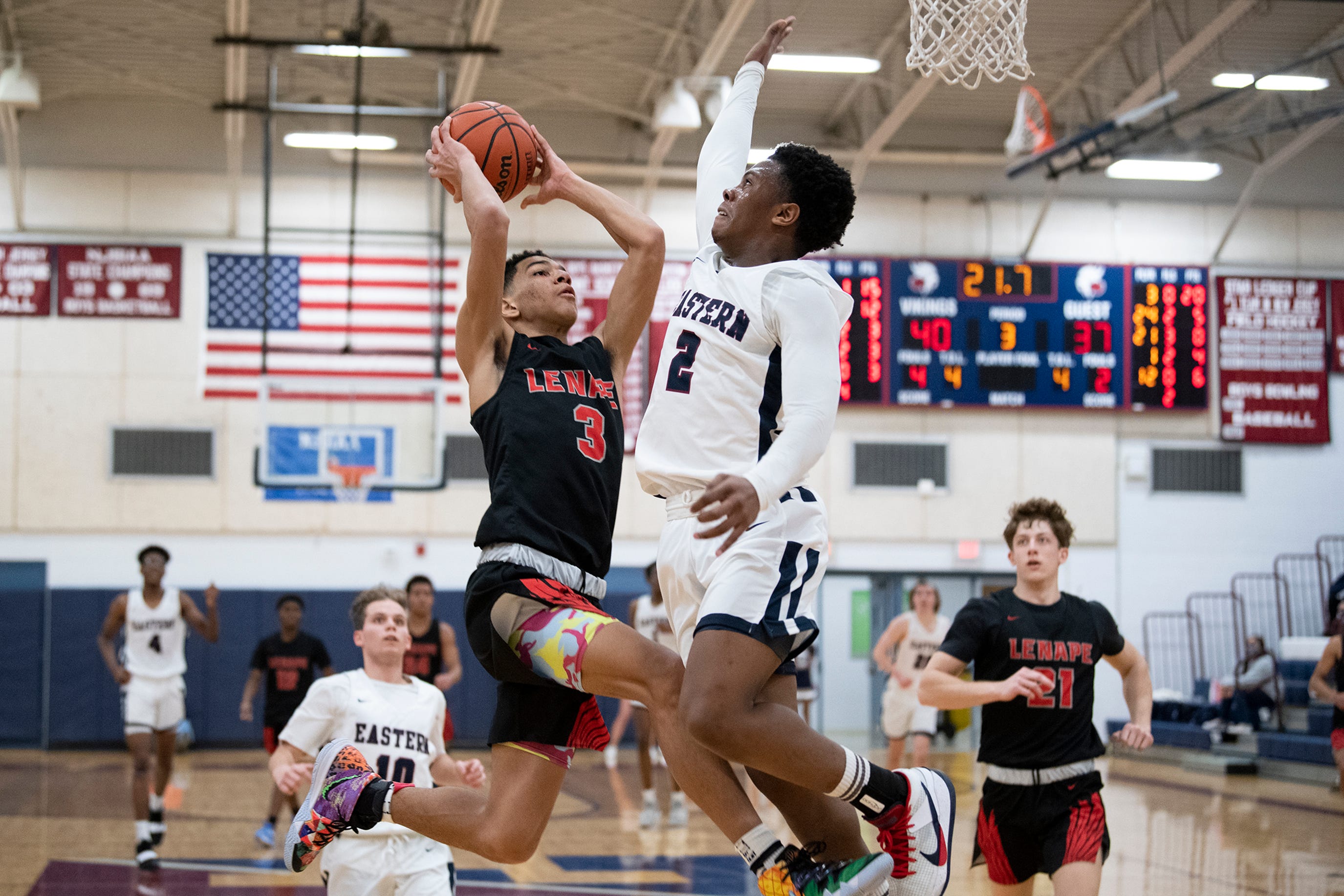Derek Simpson special as Lenape boys basketball beats Eastern