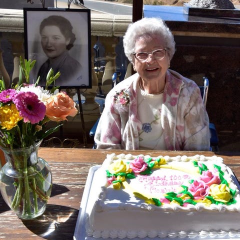 Virginia Dale Quimby Laprise celebrated her 100th 