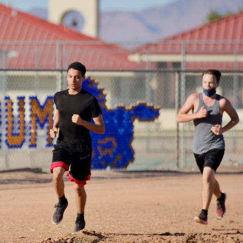 Lucerne Valley High School cross country runners p