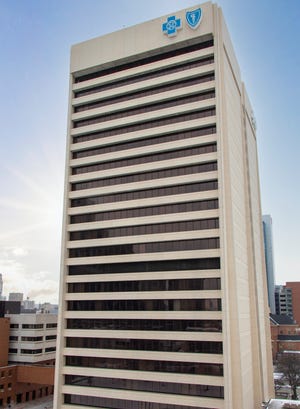 Blue Cross Blue Shield of Michigan's headquarters in downtown Detroit.