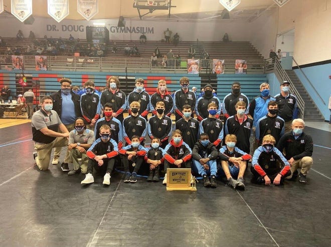 The Union County Braves won their 10th consecutive small school state duals at UCHS on Saturday.