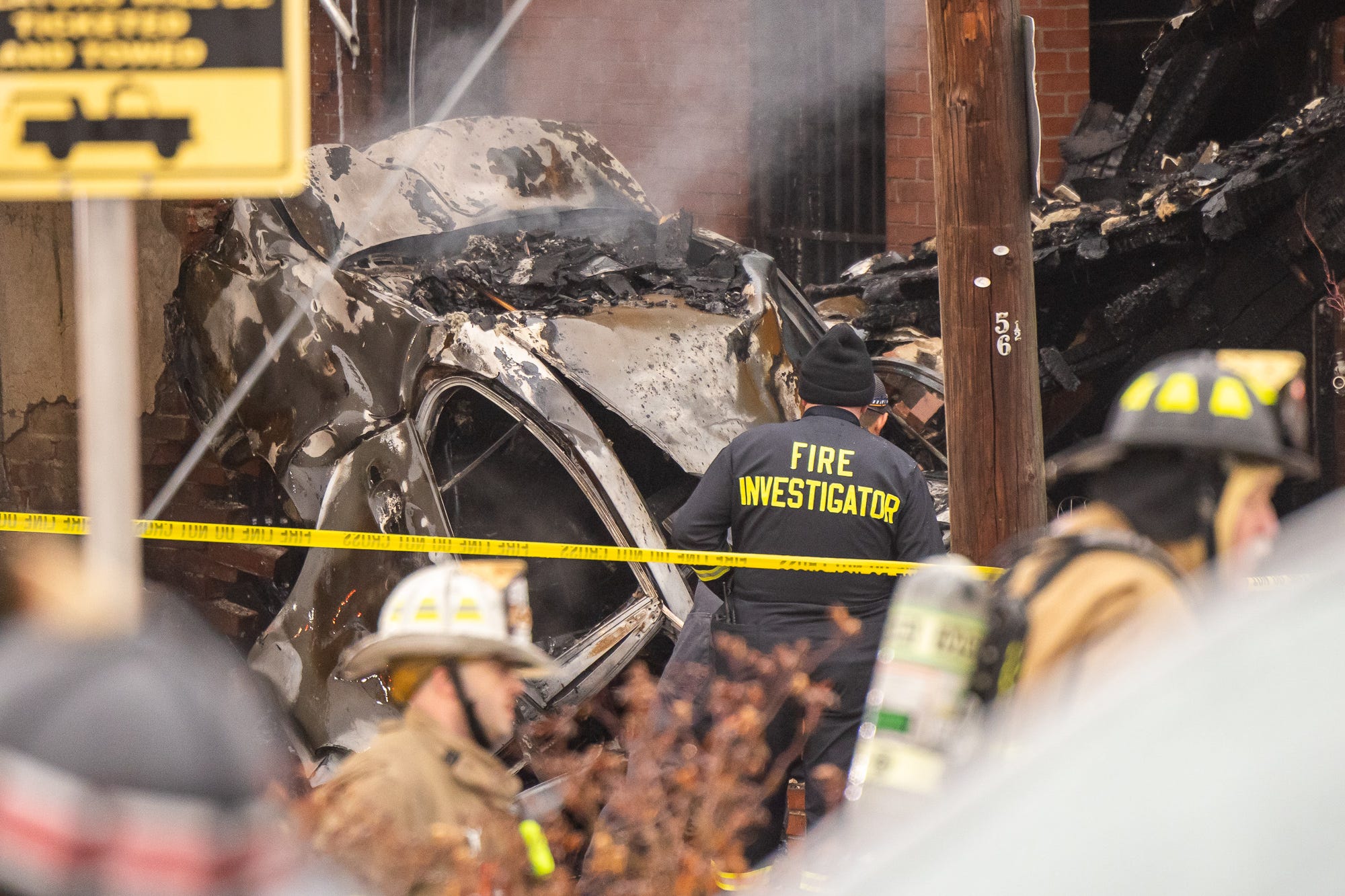 Gettysburg fire caused by car crashing into building Monday