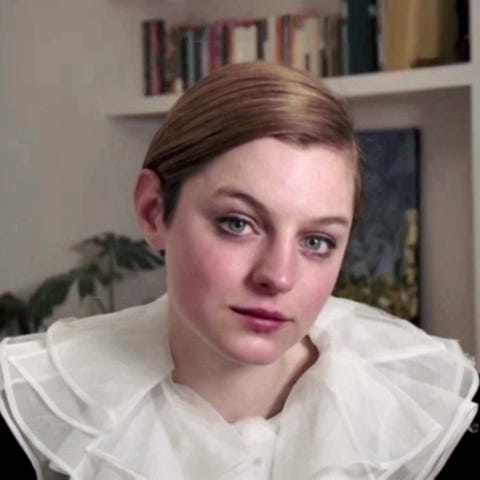 Emma Corrin, winner of Best Performance by an Actr