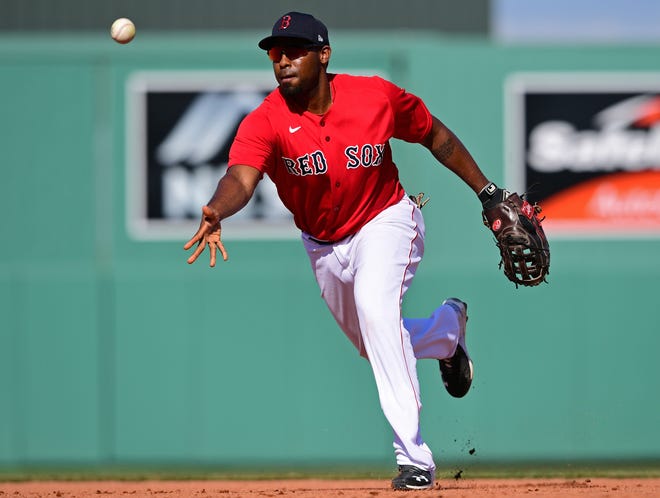Former Worcester and Pawtucket first baseman Josh Ockimey is rejoining the Red Sox organization as a scout.