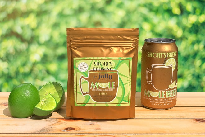 Two Michigan brands, Short’s Brewing Co. and SKYMINT, have teamed up again to bring THC-infused Moscow mule gummies, just in time for National Moscow Mule Day.