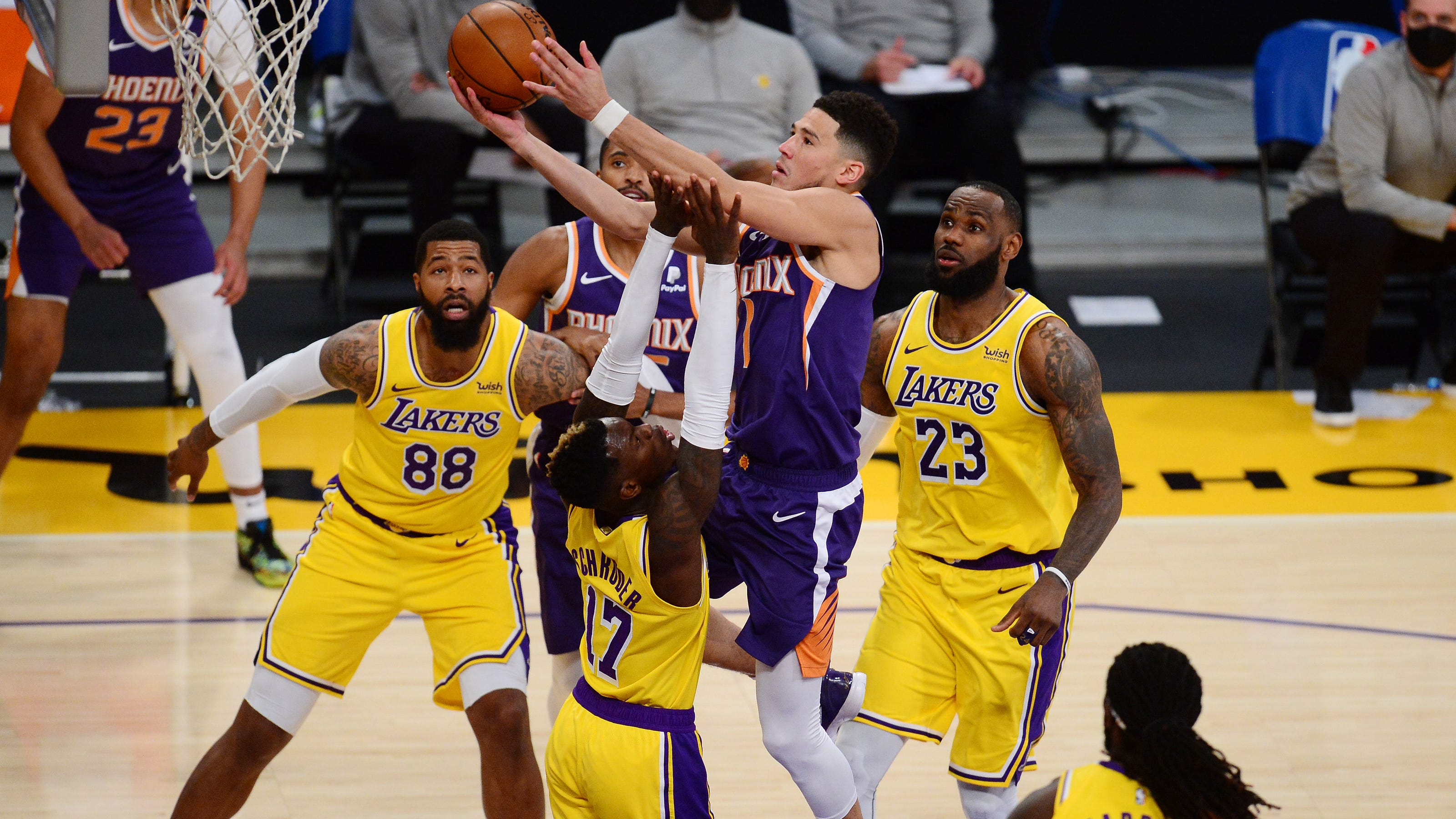 Suns Vs Lakers Lakers vs. Suns opening odds 7 seed Los Angeles is