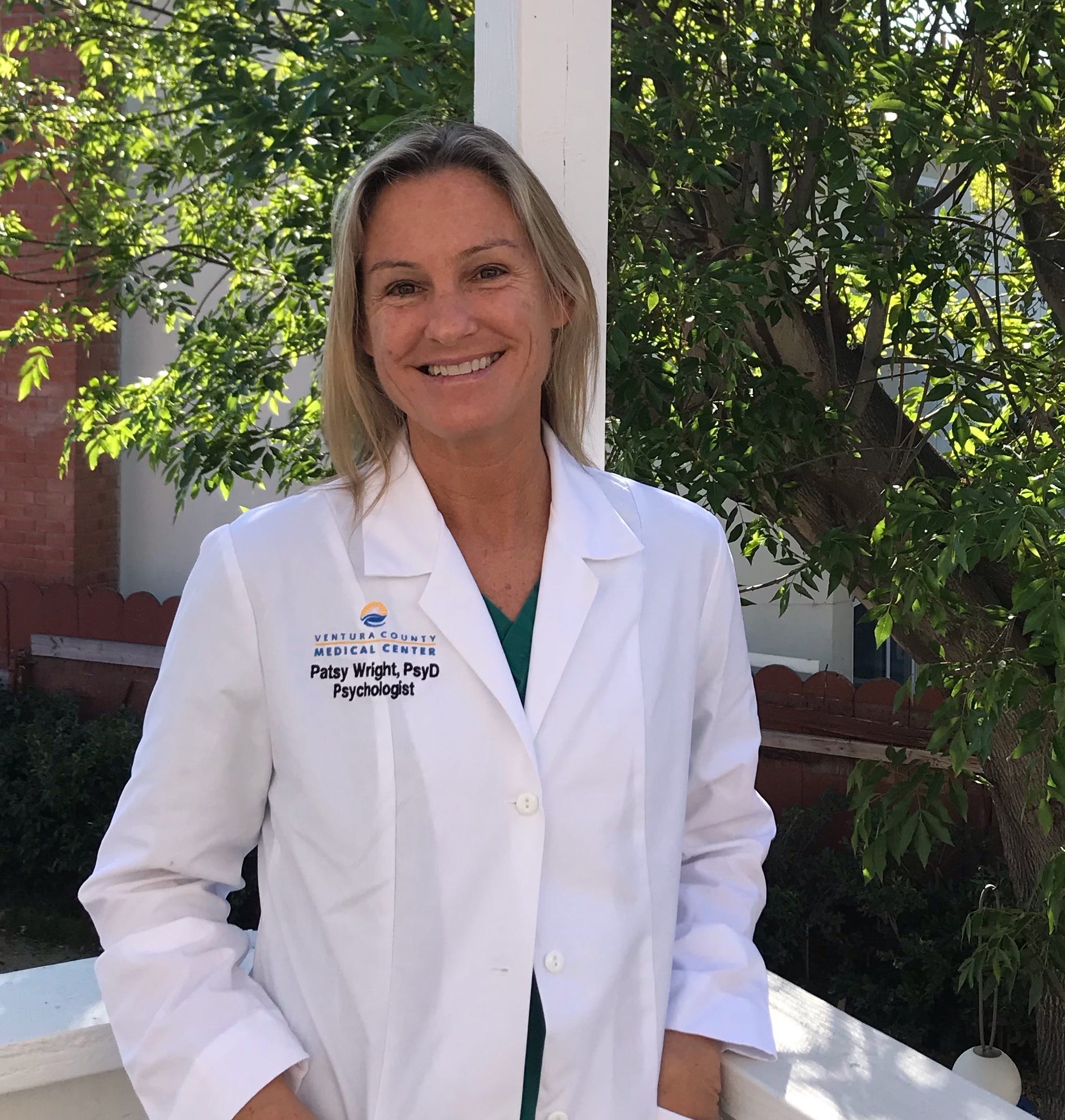 Patsy Wright, a clinical psychologist, started working on the palliative care team at Ventura County Medical Center in April 2020.