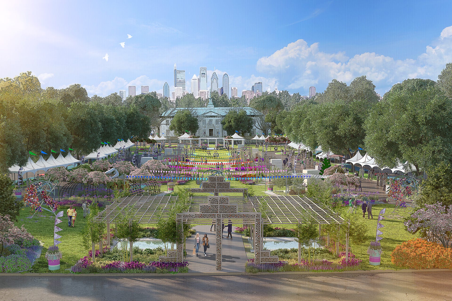 Six things to see and do at first outdoor Philadelphia Flower Show