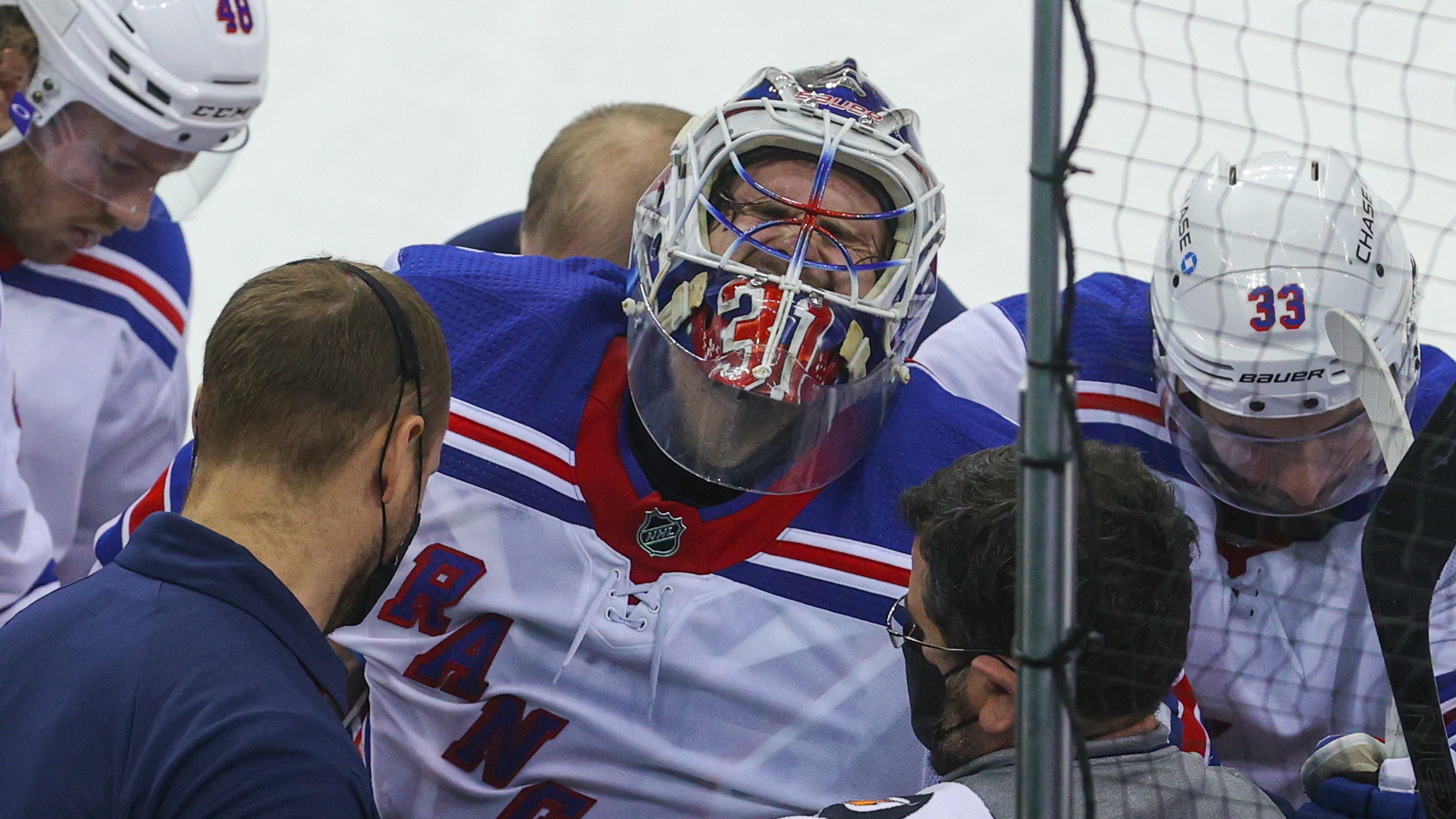 NY Rangers' Igor Shesterkin listed as day-to-day with groin strain