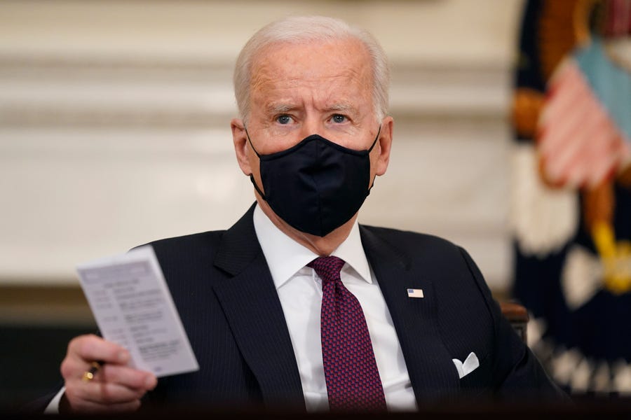 President Joe Biden promised a coronavirus relief package, which cleared Congress and was signed into law.