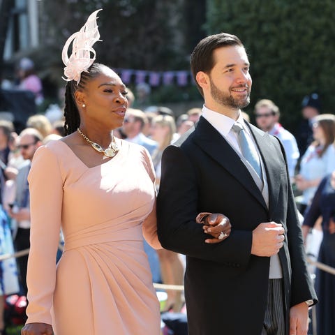 Serena Williams and her husband Alexis Ohanian arr