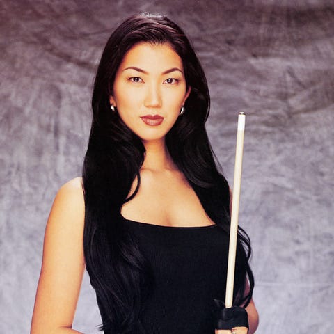 Jeanette Lee, winner of the billiards Tournament o