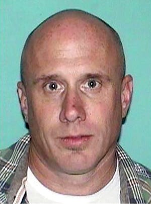 This undated photo released by the Gloucester County Prosecutor's Office shows Sean Lannon. Authorities on Wednesday, March 10, 2021, searched for Lannon, a man wanted for questioning in a homicide in New Jersey and in the slayings of four people whose bodies were found inside a vehicle parked in a New Mexico airport garage.