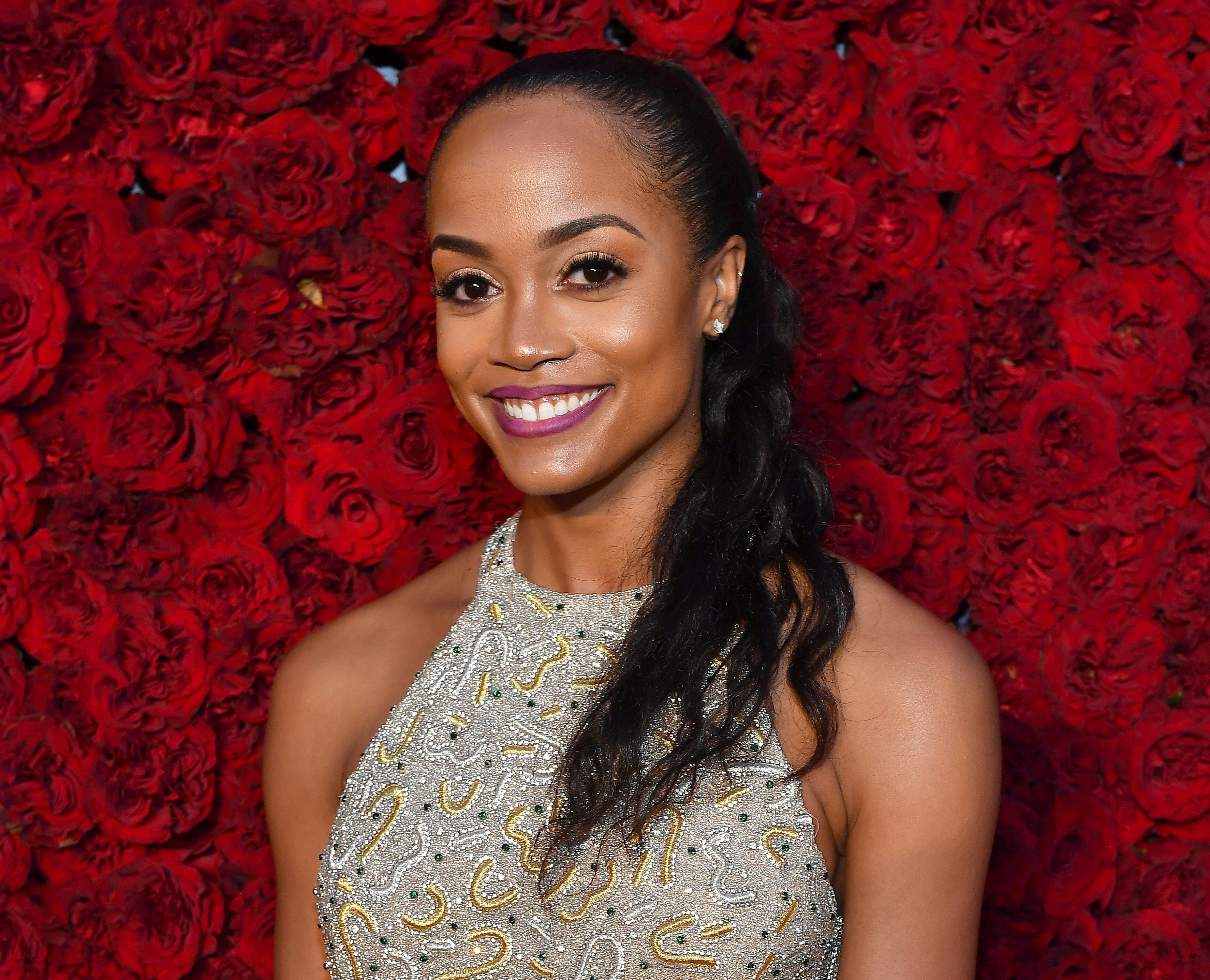 Former 'Bachelor' contestant Rachel Lindsay called out host Chris Harrison for defending a controversial media post by another contestant.