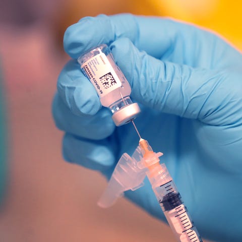 COVID-19 vaccine on March 9, 2021, in Chicago.