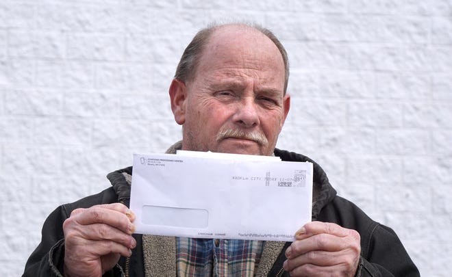 Bruce Trombley of Warren received a Pawtucket speed-camera ticket in an envelope with a Beverly, Mass. return address and an Oklahoma City postmark. He threw it on the back seat of his truck, thinking it was junk mail.