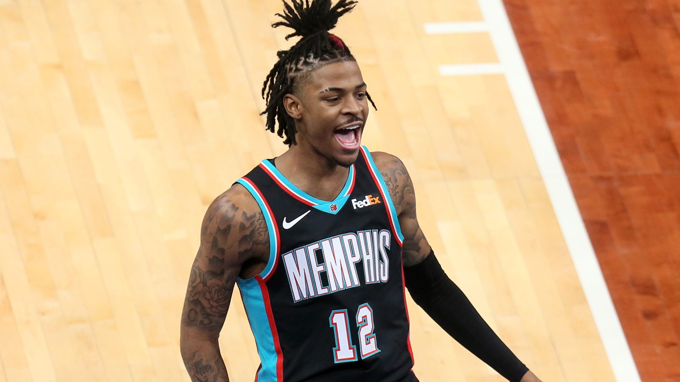 Ja Morant New Hair 2021 / 300 Ja Morant Ideas In 2021 Memphis Grizzlies